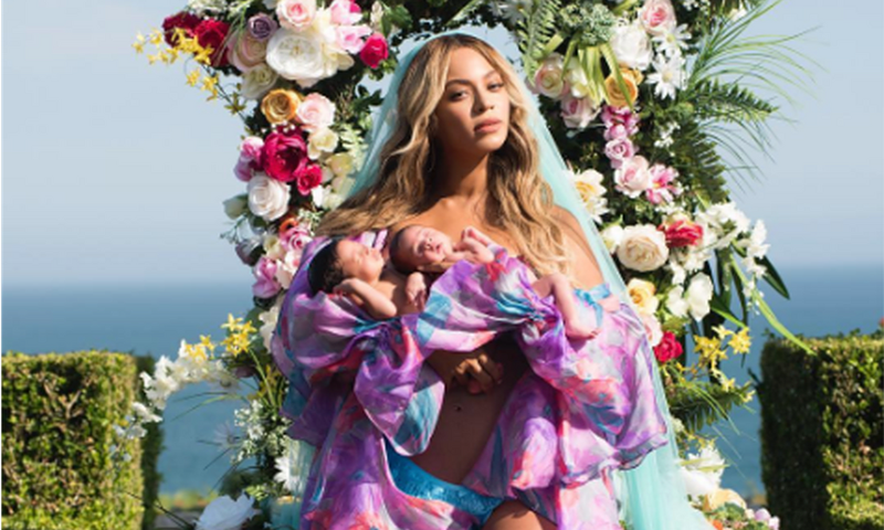 Beyonce unveils her newborn twins