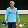 The Netherland's forward Vivianne Miedema attends a training session in Zeist, on July 25, a day after the team won the UEFA Women's Euro 2017 match against Belgium