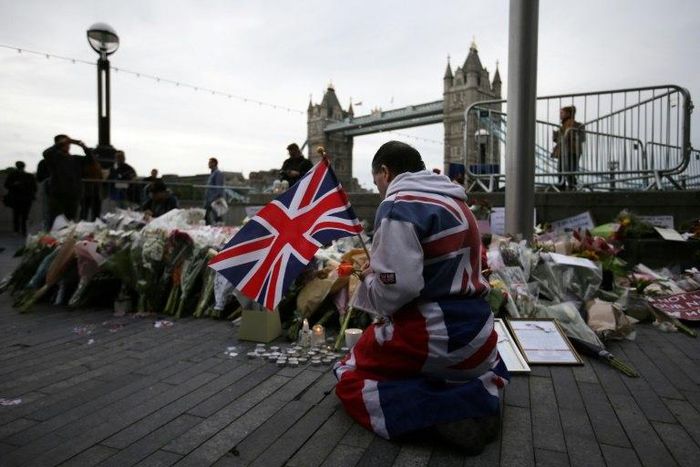 While Londoners have declared their defiance in the face of terror, bunches of flowers piling up point to a city in mourning less than three months since five were killed outside the British parliament in another attack
