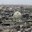 A picture taken on July 9, 2017, shows a general view of the destruction in Mosul's Old City