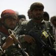 Members of the US-backed Syrian Democratic Forces (SDF) stand in the village of Hazima on the northern outskirts of the Islamic State (IS) group's Syrian bastion of Raqa on June 6, 2017