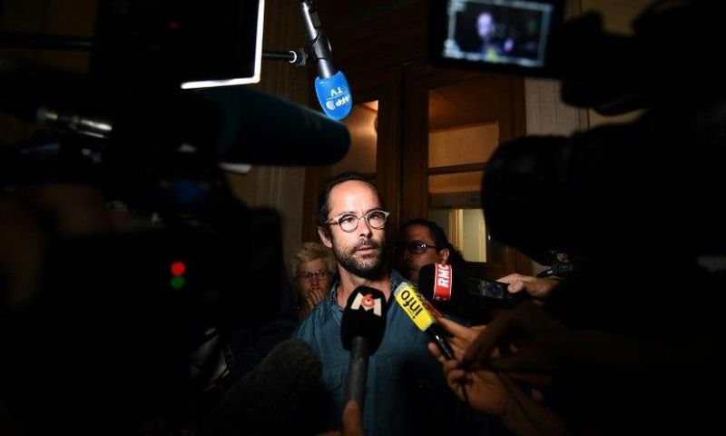 French farmer and activist Cedric Herrou was defiant as he emerged from the appeal where he received a four-month suspended sentence for illegally helping migrants