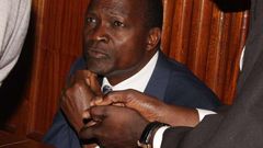 Migori Governor Okoth Obado during a past court appearance