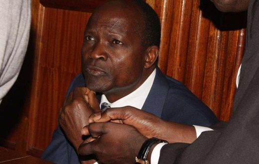 Migori Governor Okoth Obado during a past court appearance