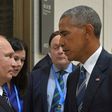 Russian President Vladimir Putin (L) meets with then-US President Barack Obama on the sidelines of the G20 Leaders Summit in Hangzhou on September 5, 2016