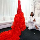This bride killed it in a red wedding gown because white is too basic (Photos)