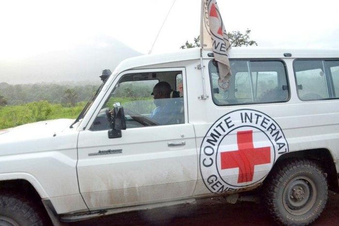 The International Committee of the Red Cross has suspended all work in the troubled region of the eastern DR Congo after two of its staff were kidnapped Wednesday morning