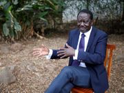 Orange Democratic Movement leader Raila Odinga