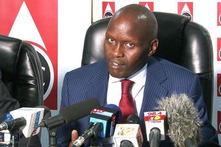 KPC CEO Joe Sang during a past press address