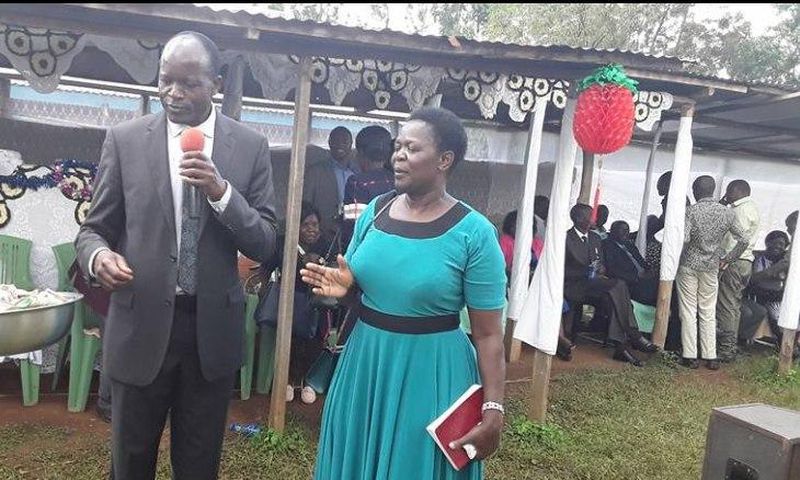 Hellen Obado and her husband Migori Governor Okoth Obado. Hellen issued a powerful message after the release of her husband on Wednesday from  prison.