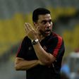 Coach of Egyptian side Al Ahly Hossam El Badry pictured during their African Champions League (CAF) group stage match with Cameroon's Cotonsport at Borg el-Arab Stadium near Alexandria on July 8, 2017
