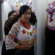 The fashion-conscious in Ecuador are returning to their roots by embracing indigenous fashion: Puruha-style hand-embroidered blouses are popular at this store in Riobamba