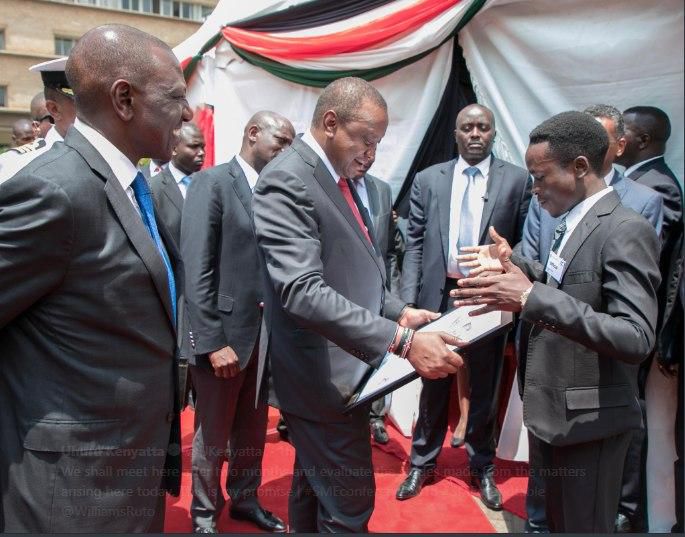 Why Uhuru refused to read his speech Today at Strathmore University