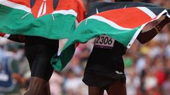 Kenyan athletes.