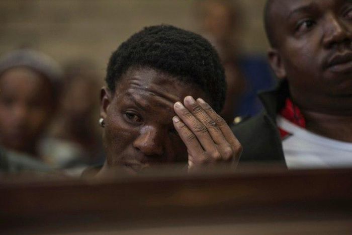Twenty-year-old Victor Mlotshwa, pictured in 2016, gave evidence at the trial of Willem Oosthuizen and Theo Jacksond