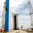 A handout picture released by Iran's defence ministry on July 27, 2017 shows a Simorgh satellite rocket at its launch site in the eastern province of Semnan
