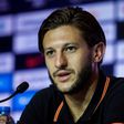 Liverpool player Adam Lallana speaks during a press conference of the Premier League Asia Trophy football tournament in Hong Kong on July 21, 2017