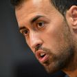 Barcelona's midfielder Sergio Busquets speaks during a press conference at the Sports Center FC Barcelona Joan Gamper in Sant Joan Despi, near Barcelona on August 15, 2017, on the eve of the Spanish Supercup football match Real Madrid vs FC Barcelona