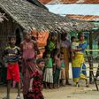 Muslim Rohingya gather at the Thet Kal Pyin displacement camp in Sittwe in 2016