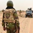 Malian army forces patrol east of Timbuktu in 2015