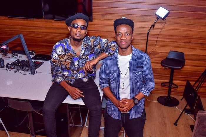 Millard Ayo with Singer Billsnass .Millard Ayo has joined the millionaires club after his YouTube channel hit 1 million subscribers.