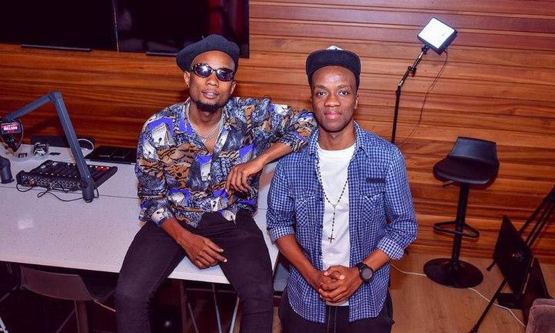 Millard Ayo with Singer Billsnass .Millard Ayo has joined the millionaires club after his YouTube channel hit 1 million subscribers.