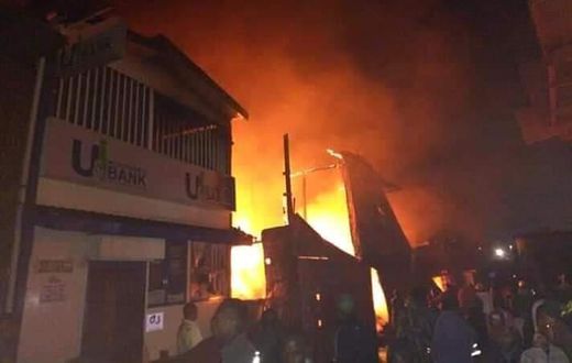 Gikomba market in Nairobi is on fire (Photos)