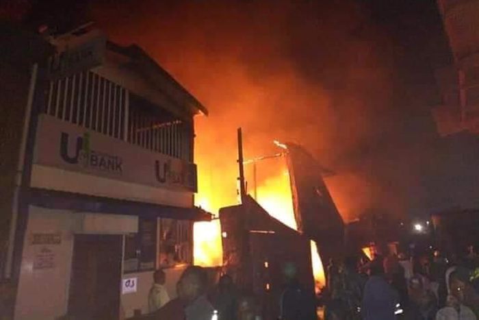 Gikomba market in Nairobi is on fire (Photos)