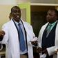 Nakuru assembly Majority Leader Stanley Karanja (L) with Speaker Joel Kairu (C). Karanja has resigned (twitter)