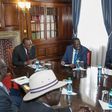 President Uhuru Kenyatta and Raila Odinga at a past meeting with a section of the Building Bridges Initiative team