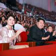 Proud parents? North Korean leader Kim Jong-Un and his wife Ri Sol-Ju had their third child in February this year