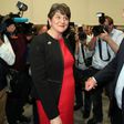 Arlene Foster, leader of the Democratic Unionist Party, is in alliance talks with embattled British Prime Minister Theresa May