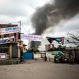 The fire broke out in an election warehouse in Kinshasa in the early hours of Thursday morning, destroying three-quarters of the voting material inside