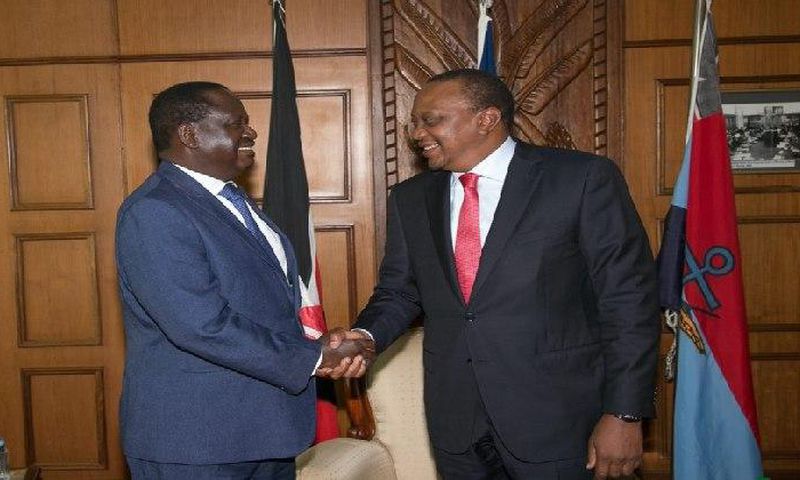 President Uhuru Kenyatta and Opposition leader Raila Odinga
