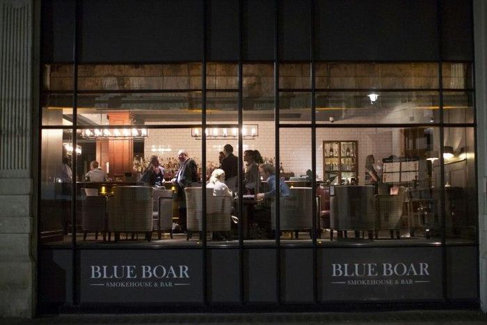 Theresa May cocktails were in the lead at the Blue Boar bar