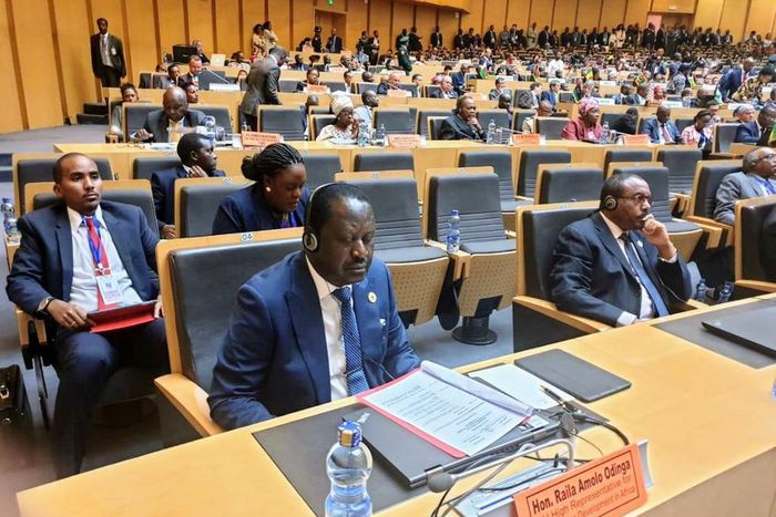 Uhuru accompanies Raila in his first international event after AU job