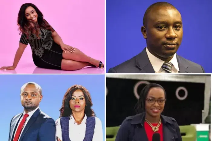 Betty Kyallo, Kennedy Mureithi, Fred Indimuli, Rose Gakuo and Mumbi Warui who all switched media stations in 2018 (Pulse Live)