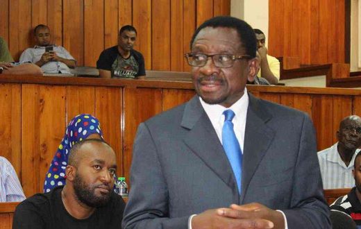 Senator James Orengo during a past presentation in court