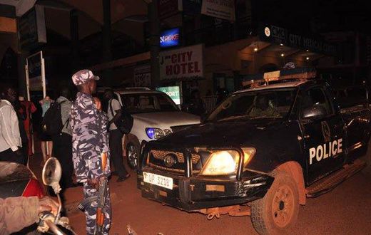 Police raid at the hotel where Bobi Wine was staying in Jinja