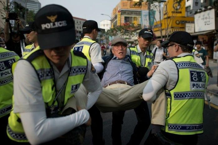 Religious, anti-gay South Koreans have been a loud fixture at the country's annual Pride parade for years