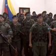 This video screen grab, posted on August 6, 2017, shows a man who claims to be army captain Juan Caguaripano launching his "legitimate rebellion" against Maduro's "tyranny," before his group supposedly raided a Venezuelan army base