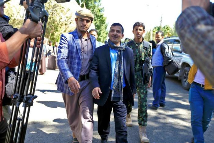 The Huthi rebels are linked to Riyadh's archrival Iran