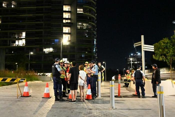 Police and emergency services evacuated some 300 people in the 38-storey Opal Tower in the Sydney Olympic Park and other nearby buildings on Christmas Eve