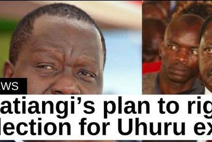 Education CS Fred Matiang'i and Raila Oding