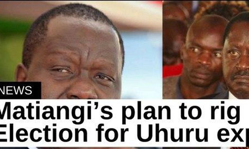 Education CS Fred Matiang'i and Raila Oding