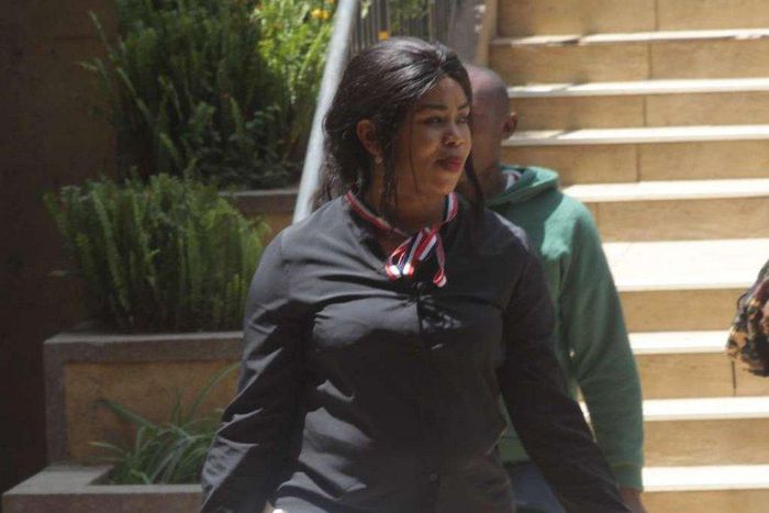 NYS scandal suspect Ann Ngirita at the Milimani Law Courts