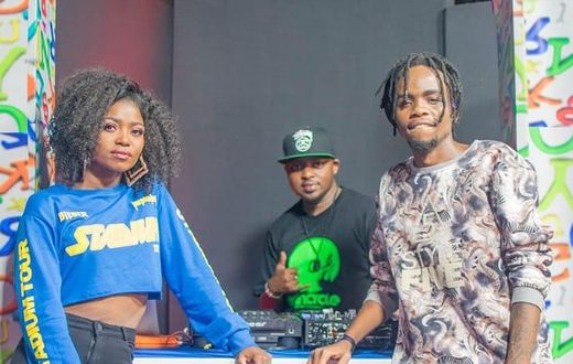 sagini, Chero amd Mr. T on KTN (Instagram)