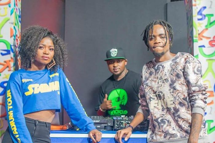 sagini, Chero amd Mr. T on KTN (Instagram)