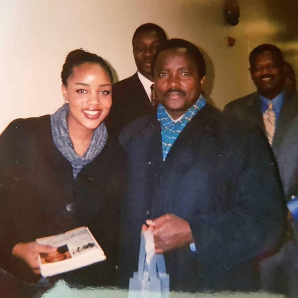 Joey Muthengi shares #TBT photo taken with Kalonzo Musyoka
