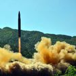 The successful test-fire of the intercontinental ballistic missile Hwasong-14 at an undisclosed location on July 4